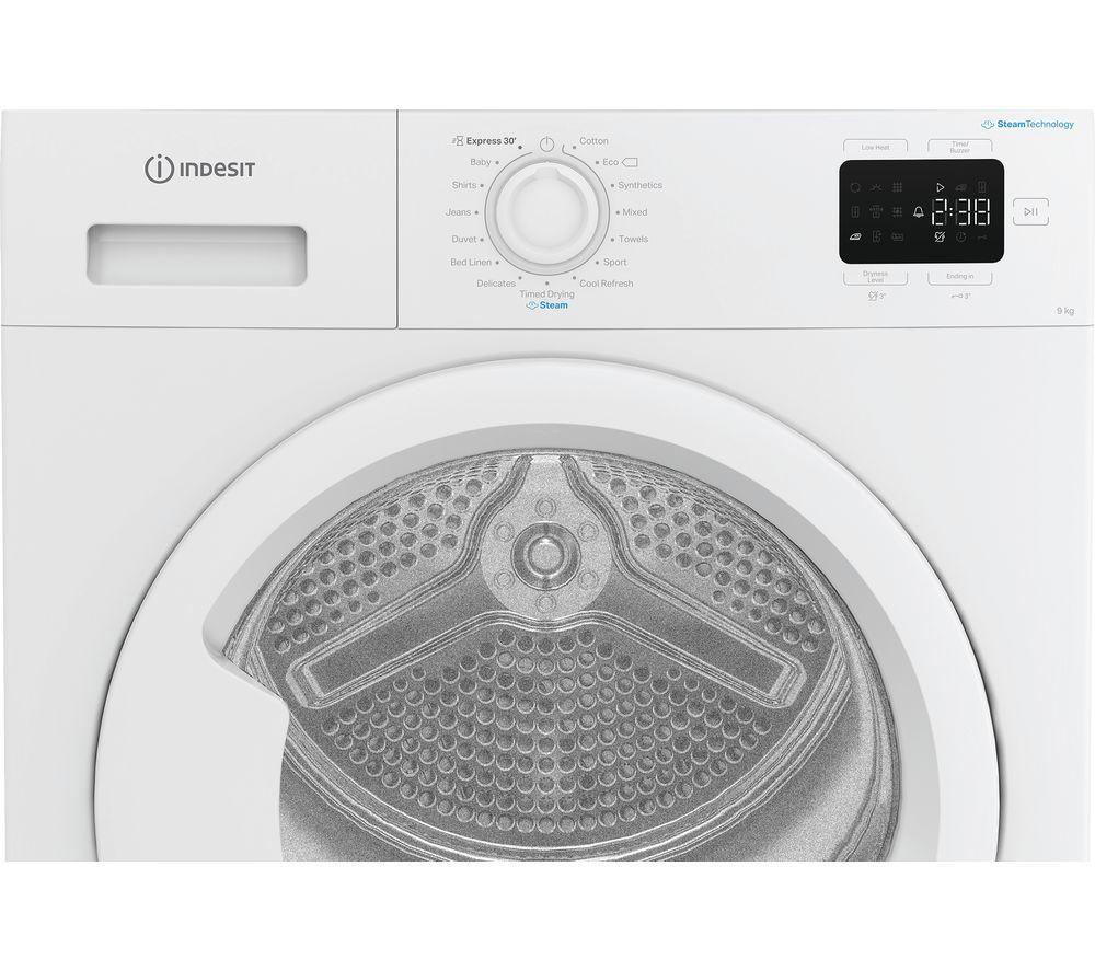 INDESIT C YD 92D WW UK 9 kg Heat Pump Tumble Dryer - White image number 4 of 9