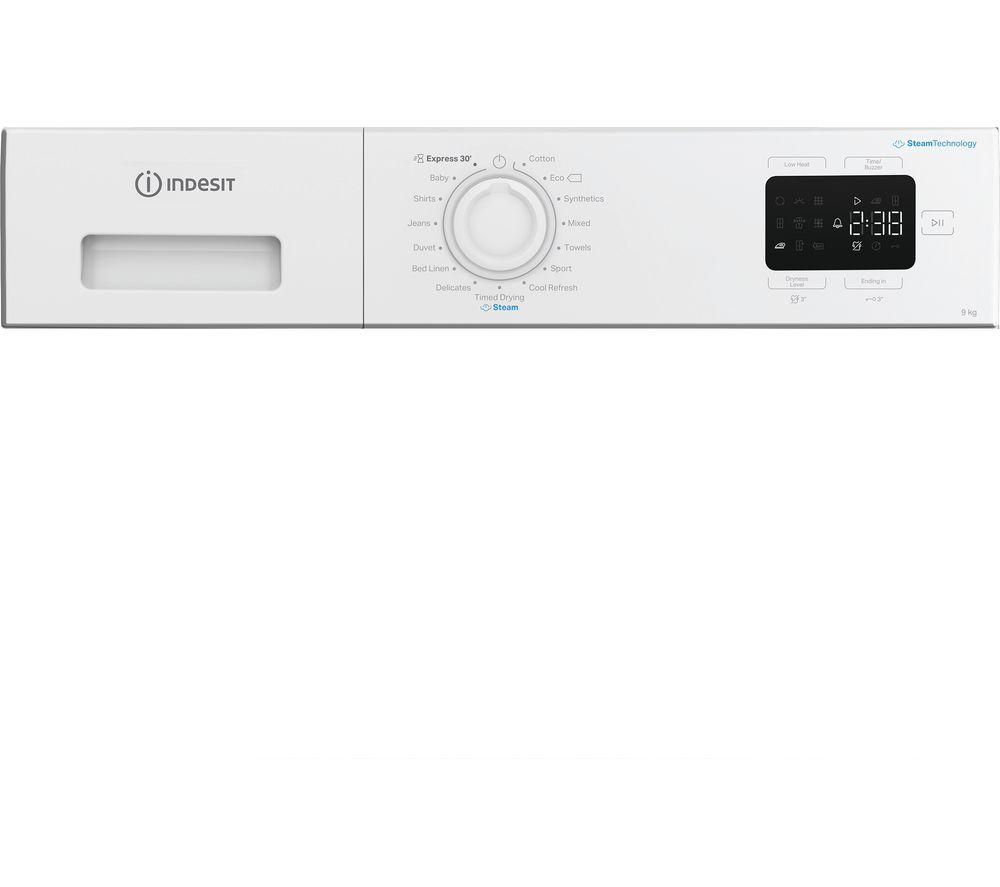 INDESIT C YD 92D WW UK 9 kg Heat Pump Tumble Dryer - White image number 9 of 9