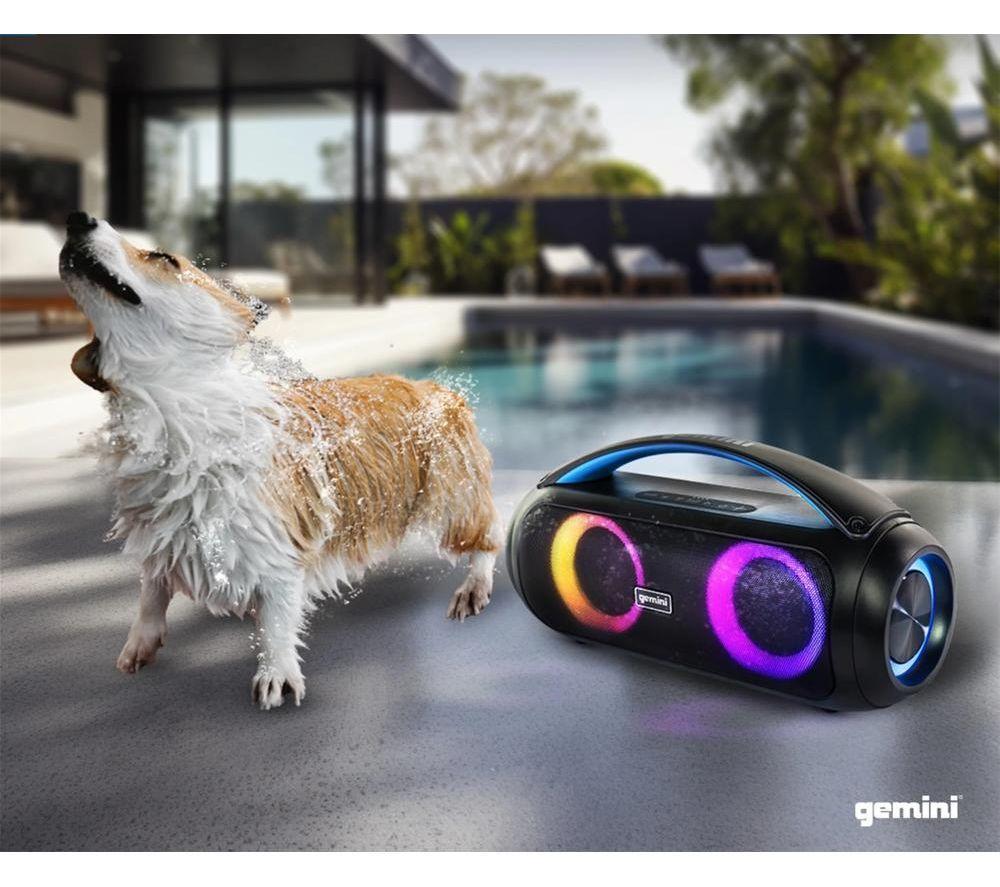 GEMINI GGO-230L Portable Bluetooth Speaker - Black image number 3 of 5