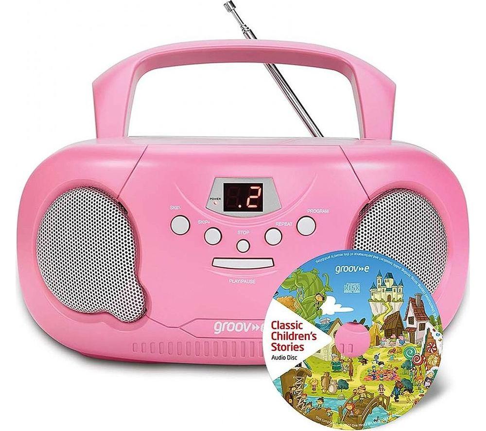 Groov-E Gvps733cd10pk Original Boombox Portable Cd Player - Image 2