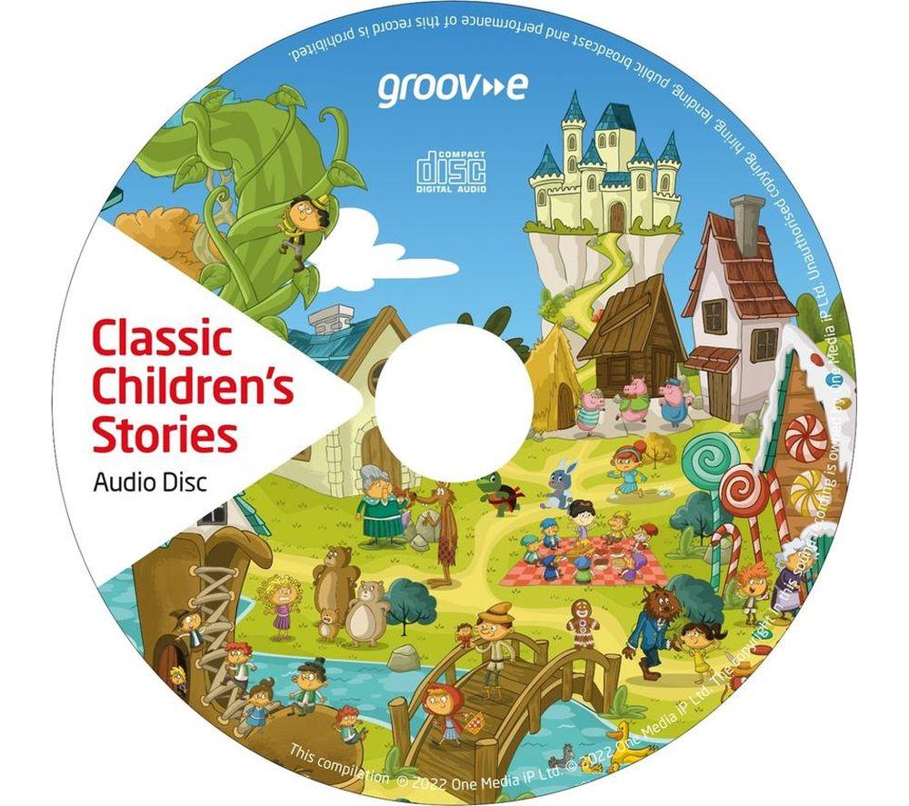 GROOV-E GVPS733CD10/PK Portable FM/AM Boombox & Children's Stories CD - Pink image number 3 of 3