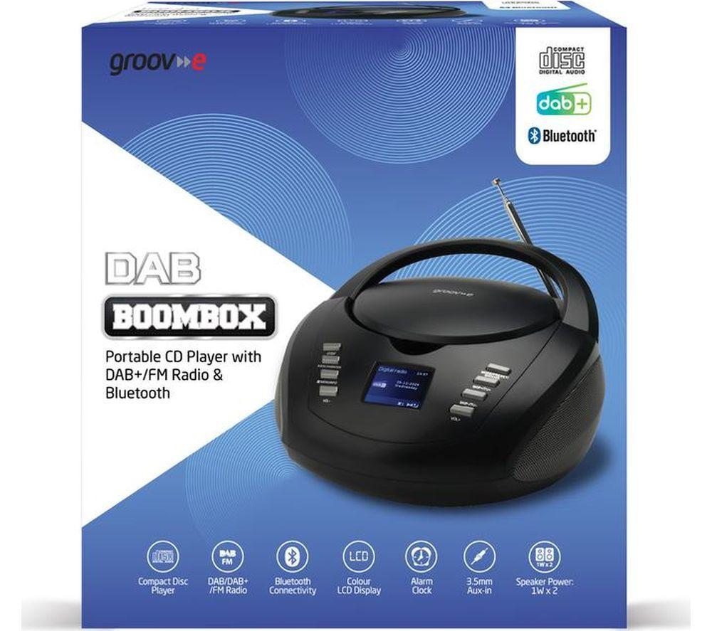 GROOV-E GV-PS763 DAB+/FM Bluetooth Boombox - Black image number 4 of 4