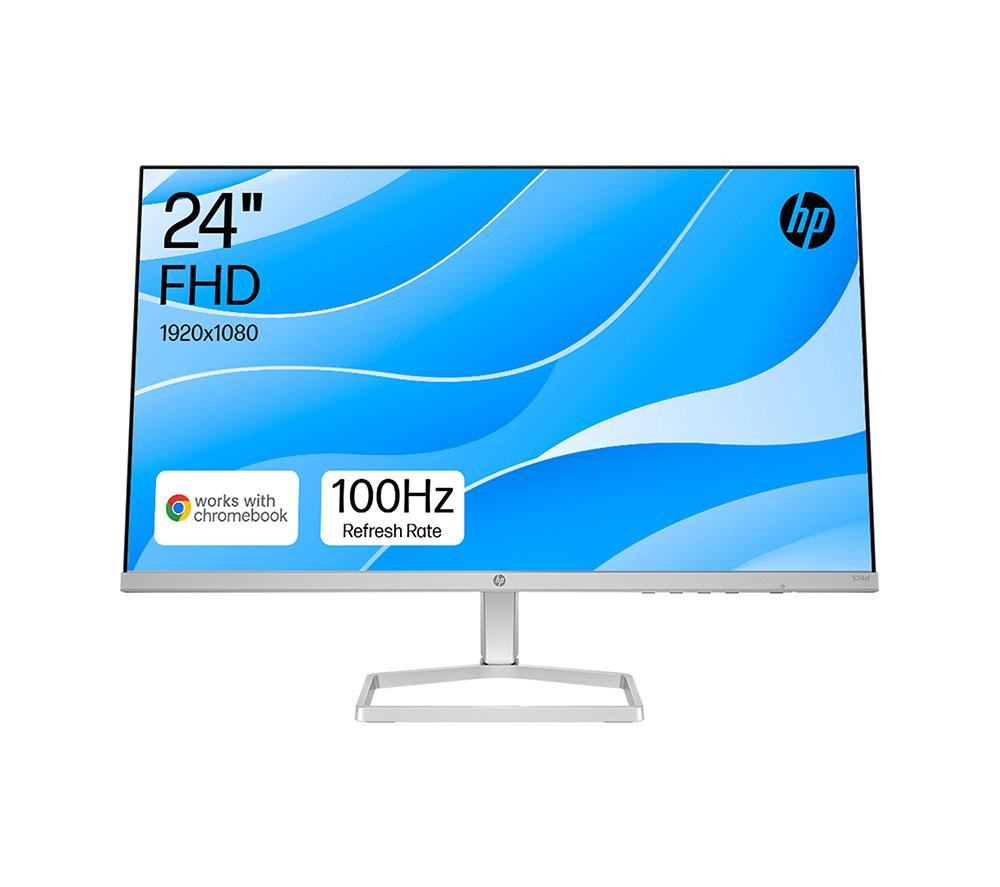 HP Series 5 524sf Full HD 24" Ips LCD Monitor - Black & Silver, Silver/Grey,Black