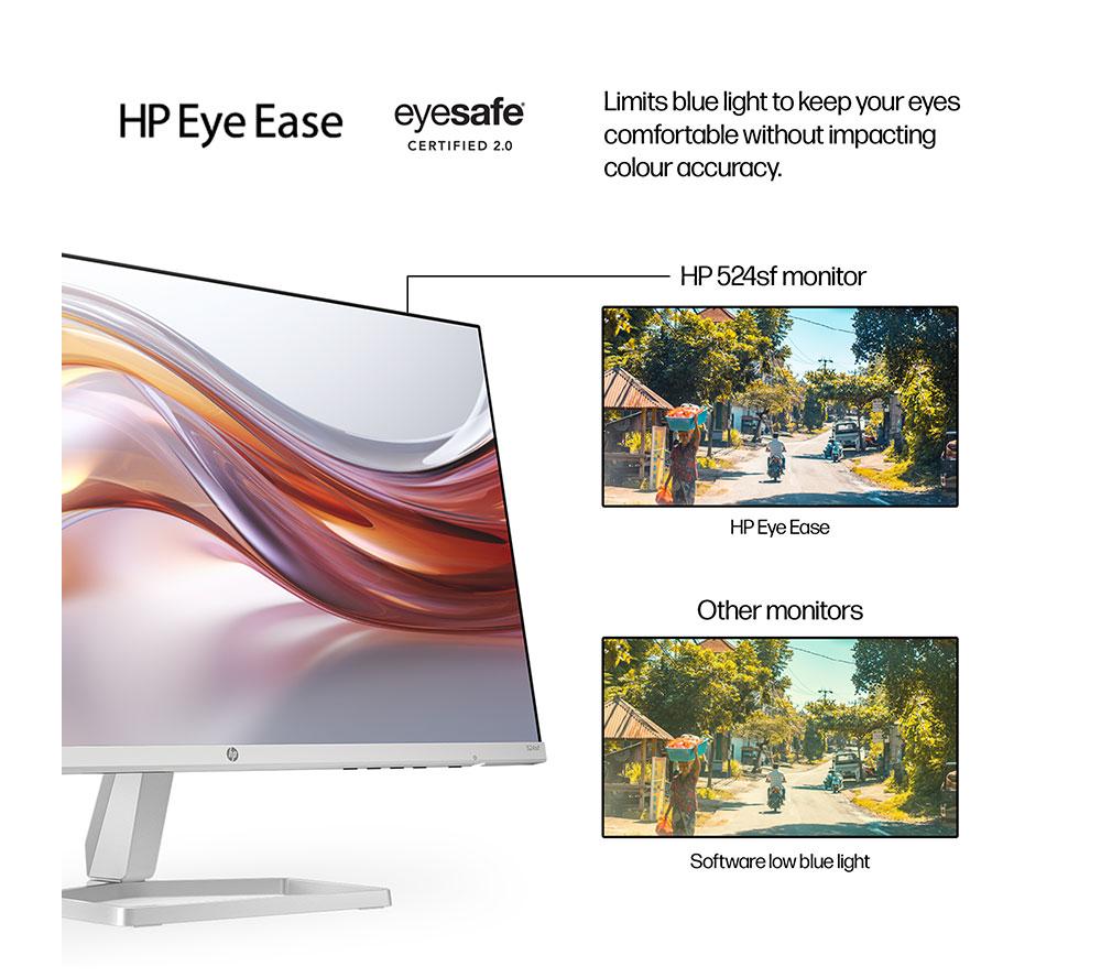 HP Series 5 524sf Full HD 24" IPS LCD Monitor - Black & Silver image number 5 of 15
