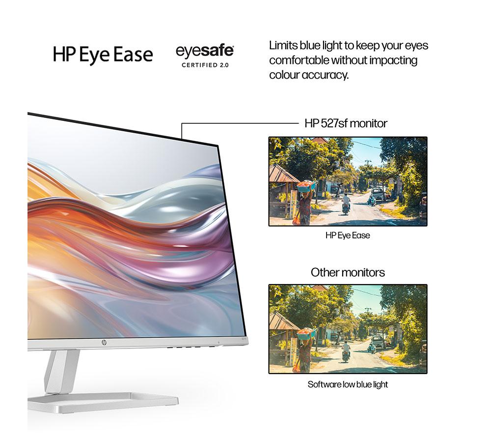 HP Series 5 527sf Full HD 27" IPS LCD Monitor - Silver image number 5 of 14