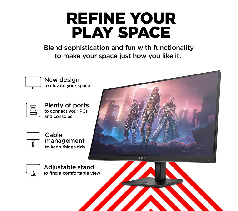 HP OMEN 32q Quad HD 31.5" LED Gaming Monitor - Black image number 3 of 16