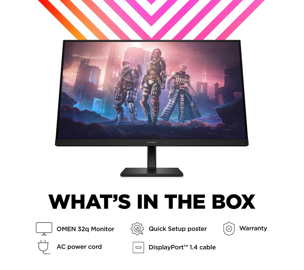 HP OMEN 32q Quad HD 31.5" LED Gaming Monitor - Black image number 6 of 16