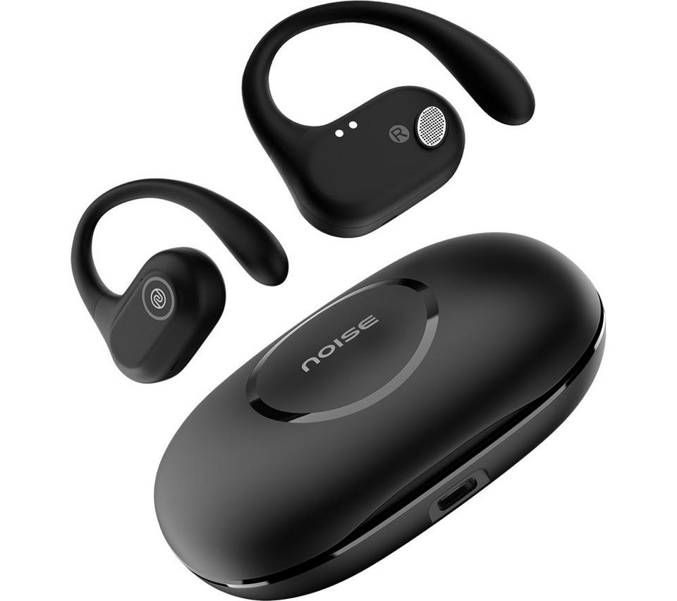NOISE Pure Pods Wireless Bluetooth Open-Ear Earbuds - Power Black