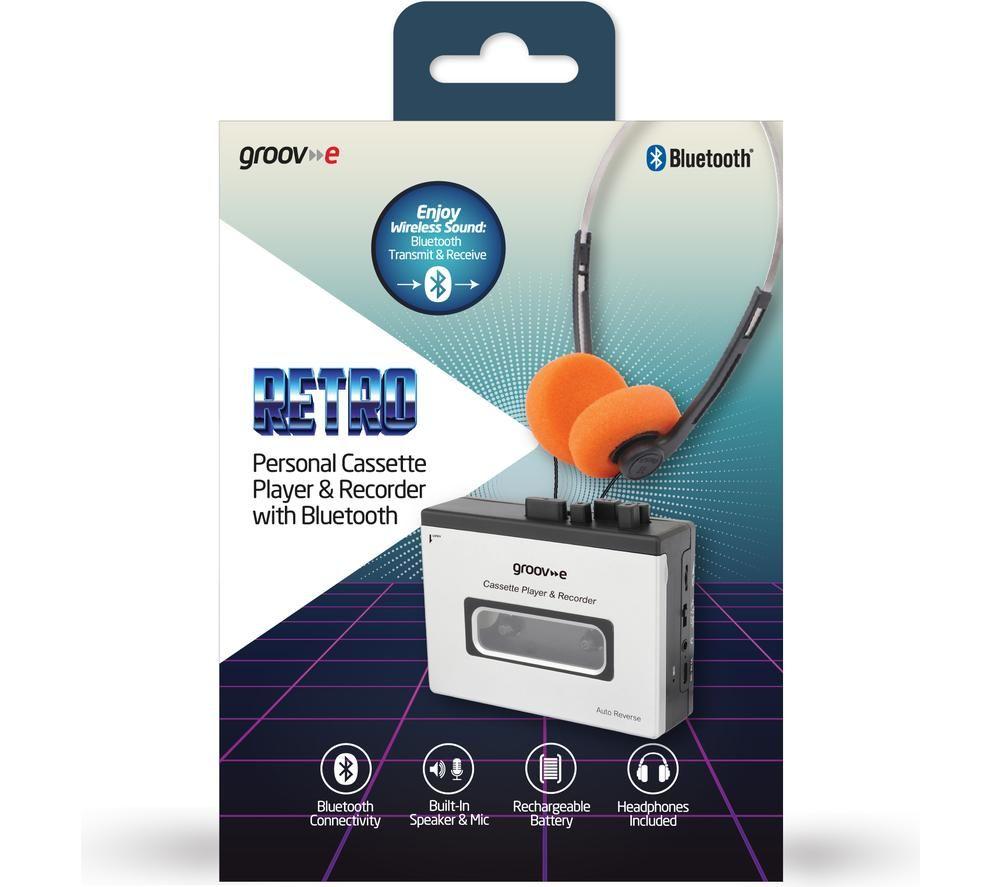 GROOV-E Retro Series GV-PS530 Cassette Player & Recorder - Silver image number 3 of 5