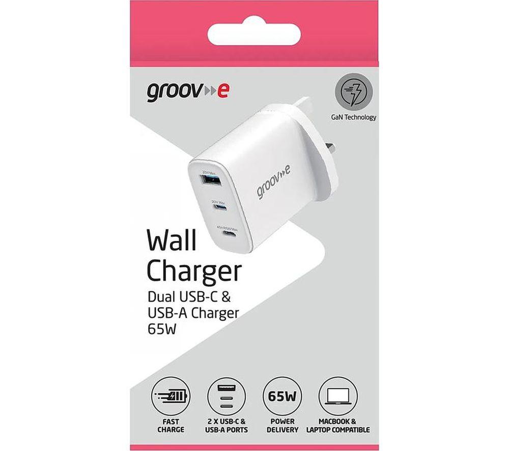GROOV-E GVMA109WE 65 W GaN USB Charger image number 3 of 3