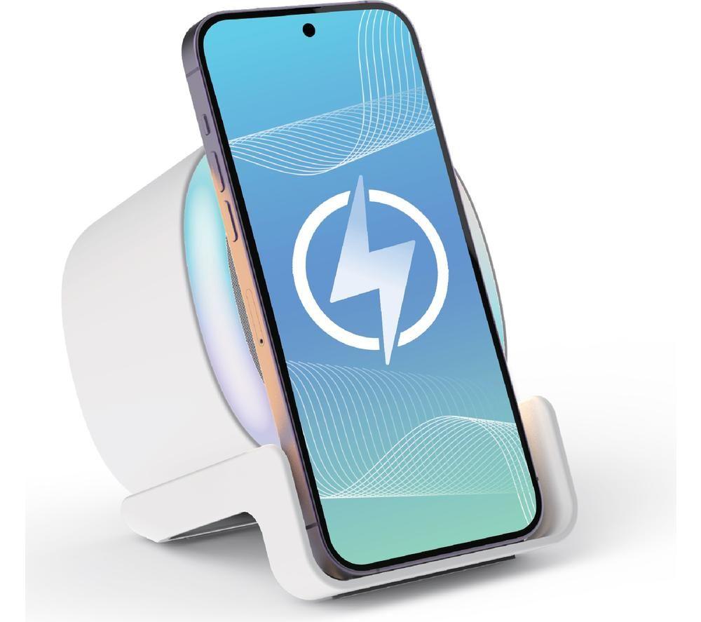 GROOV-E Iris Wireless Charging Pad with Bluetooth Speaker image number 3 of 3