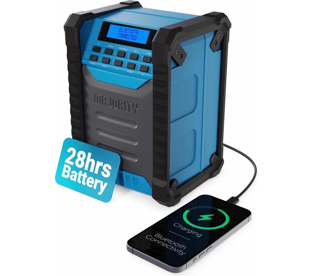 Majority Landbeach Portable Dabﱓ Radio - Blue & Black, Blue,Black