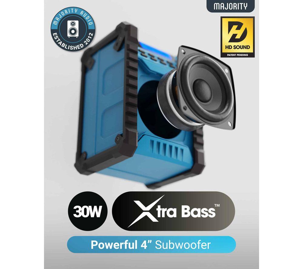 MAJORITY Landbeach Portable DAB+/FM Radio - Blue & Black image number 4 of 6