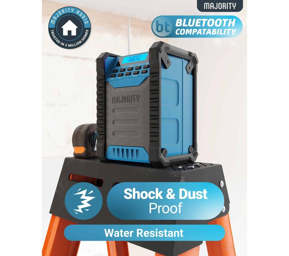 MAJORITY Landbeach Portable DAB+/FM Radio - Blue & Black image number 6 of 6
