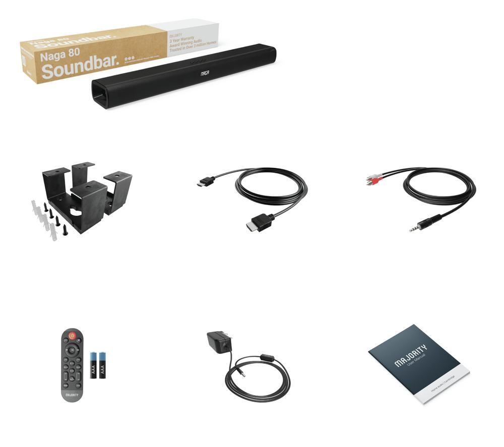 MAJORITY Naga 80 2.1 Wireless Sound Bar image number 5 of 5