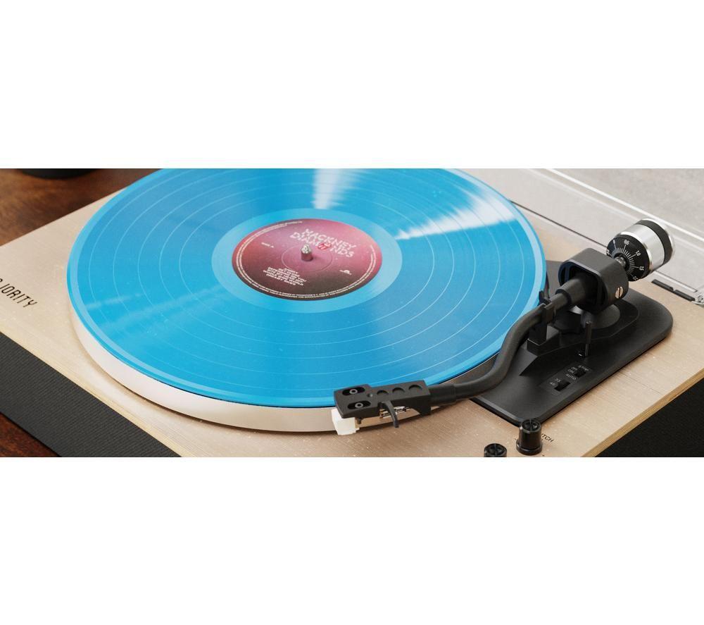 MAJORITY Folio Belt Drive Bluetooth Turntable - Black & Beige image number 4 of 6