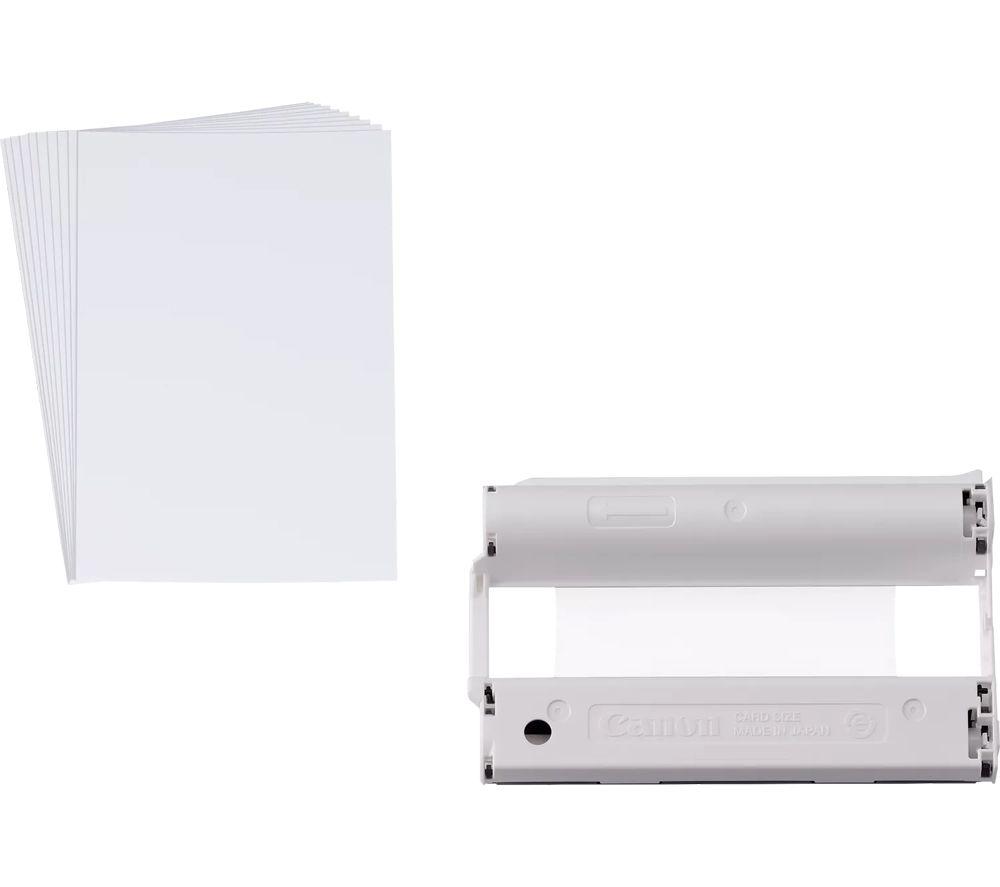 CANON SELPHY QX20 Portable Colour Photo Wireless Printer & XC-20L 54 x 85 mm Photo Paper & Ink Set - Sand White, 20 Sheets image number 5 of 7