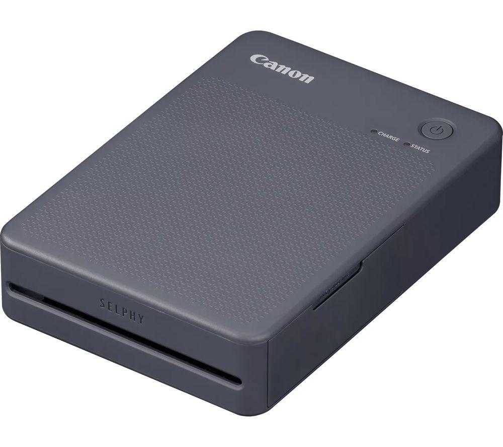 CANON SELPHY QX20 Portable Colour Photo Wireless Printer & XC-60L 54 x 85 mm Photo Paper & Ink Set - Dark Grey, 60 Sheets image number 2 of 7