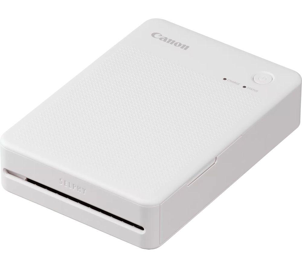 CANON SELPHY QX20 Portable Colour Photo Wireless Printer & XC-60L 54 x 85 mm Photo Paper & Ink Set - Sand White, 60 Sheets image number 2 of 7