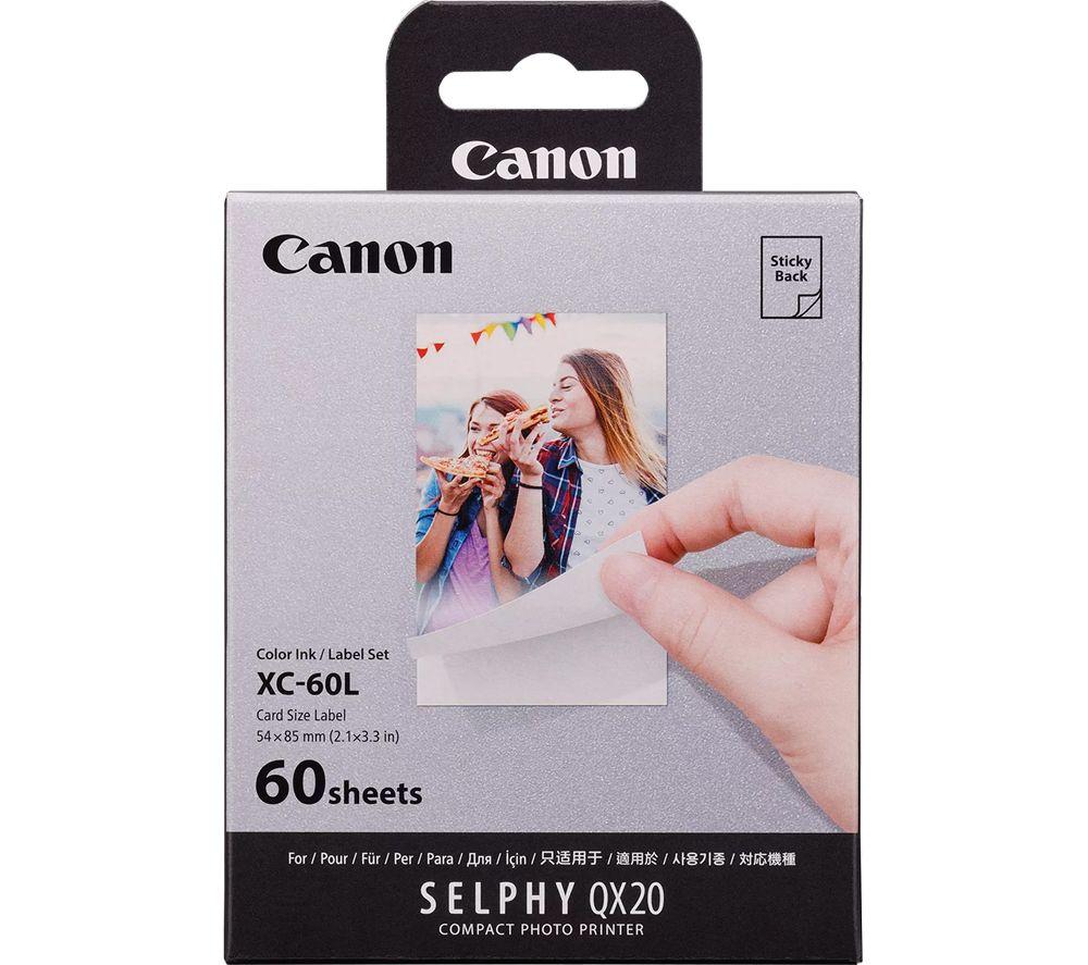 Buy CANON SELPHY QX20 Portable Colour Photo Wireless Printer & XC