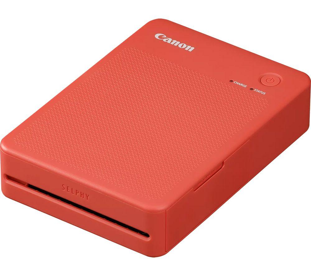 CANON SELPHY QX20 Portable Colour Photo Wireless Printer & XC-60L 54 x 85 mm Photo Paper & Ink Set - Terracotta Red, 60 Sheets image number 2 of 7