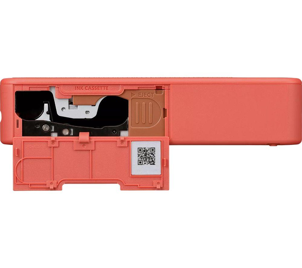CANON SELPHY QX20 Portable Colour Photo Wireless Printer & XC-60L 54 x 85 mm Photo Paper & Ink Set - Terracotta Red, 60 Sheets image number 3 of 7