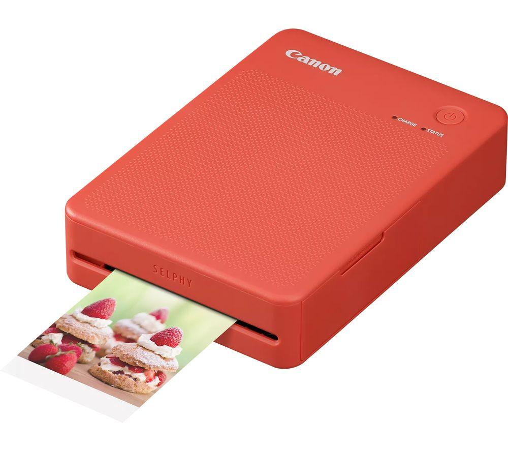 CANON SELPHY QX20 Portable Colour Photo Wireless Printer & XC-60L 54 x 85 mm Photo Paper & Ink Set - Terracotta Red, 60 Sheets image number 5 of 7