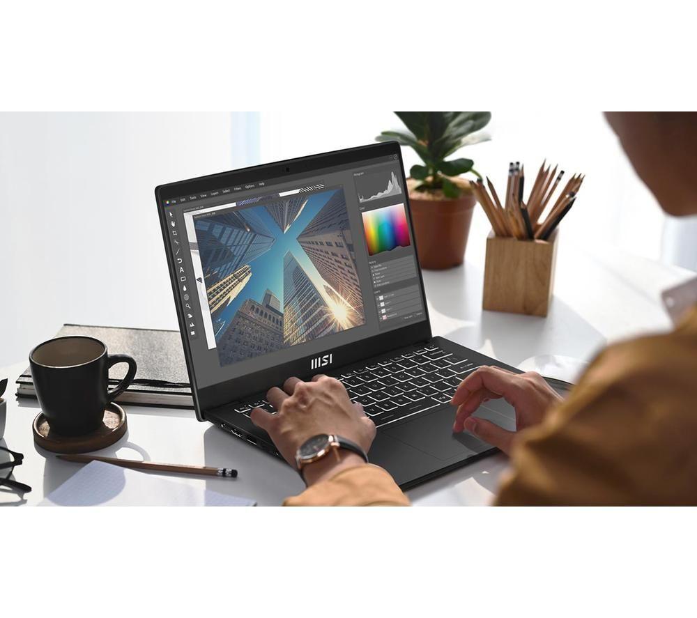 MSI Modern 14 C7M-407UK 14" Laptop - AMD Ryzen 5, 512 GB SSD, Black image number 3 of 3