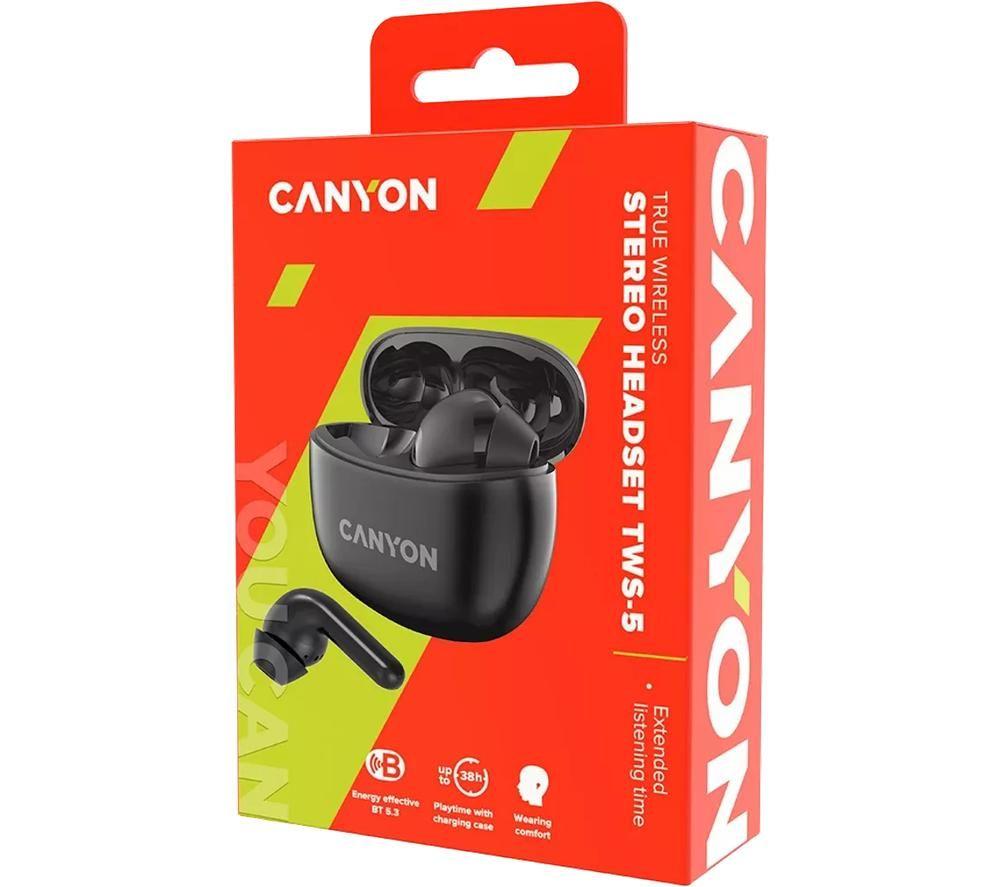 Buy CANYON CNS-TWS5B Wireless Bluetooth Earbuds Black Currys