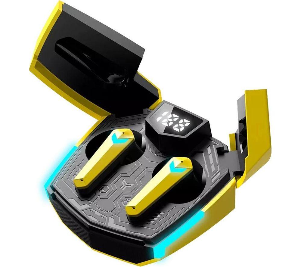 CANYON DoubleBee GTWS-2 Wireless Bluetooth Gaming Earbuds - Yellow image number 3 of 7