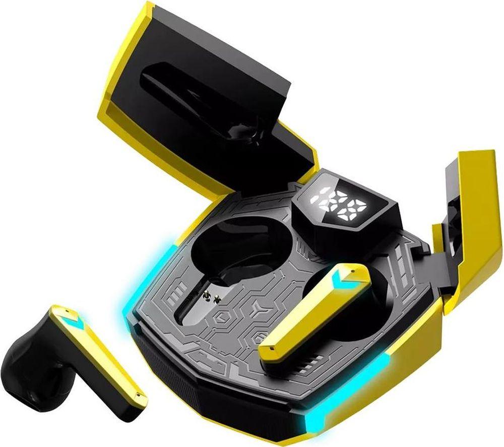CANYON DoubleBee GTWS-2 Wireless Bluetooth Gaming Earbuds - Yellow image number 4 of 7