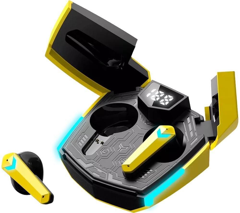 CANYON DoubleBee GTWS-2 Wireless Bluetooth Gaming Earbuds - Yellow image number 5 of 7