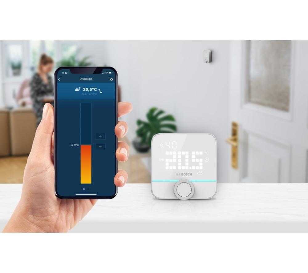 BOSCH Smart Home Room Thermostat II - 230 V, White image number 7 of 9