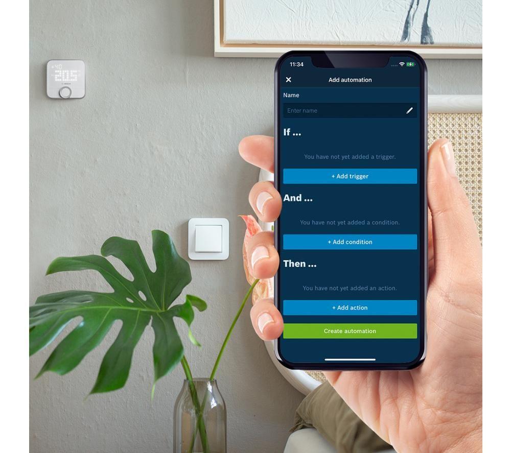 BOSCH Smart Home Room Thermostat II - 230 V, White image number 9 of 9