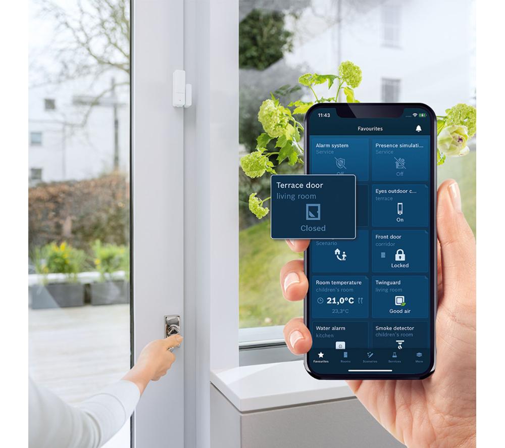 BOSCH Smart Home Contact II Plus Door & Window Sensor - Pair of 2, White image number 4 of 7