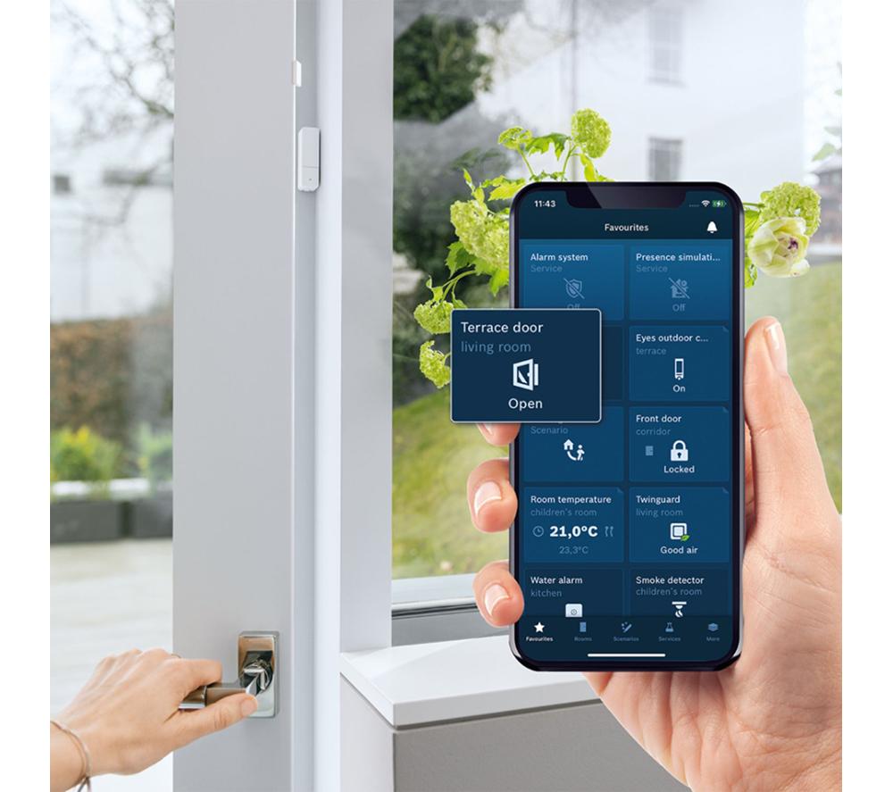 BOSCH Smart Home Door & Window Contact II Sensor with Matter - White image number 5 of 8