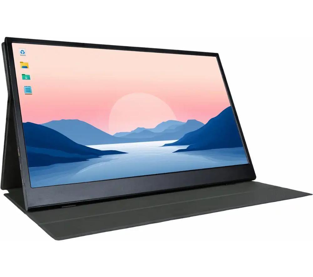 DENVER PMO-15602 Full HD 15.6" TFT LCD Portable Monitor - Dark Grey image number 6 of 7