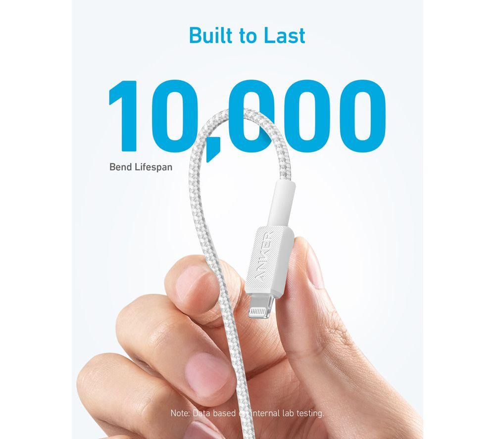 ANKER USB Type-C to Lightning Cable - 1.8 m, White image number 3 of 6