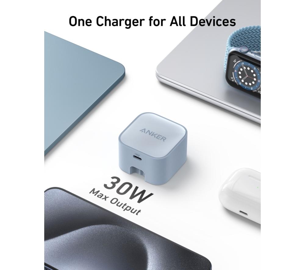 ANKER Nano 30W USB Type-C Fast Charger - White image number 4 of 7
