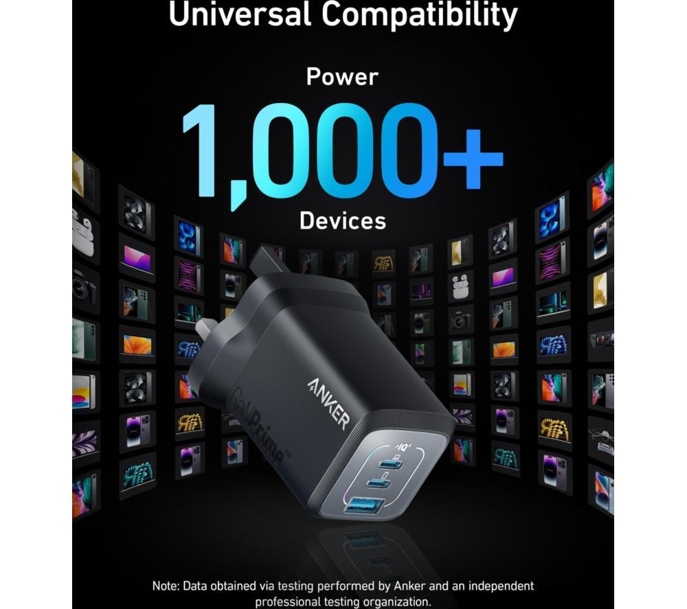 ANKER Prime 3-Port 67 W GaN USB Type-C Fast Charger image number 7 of 7