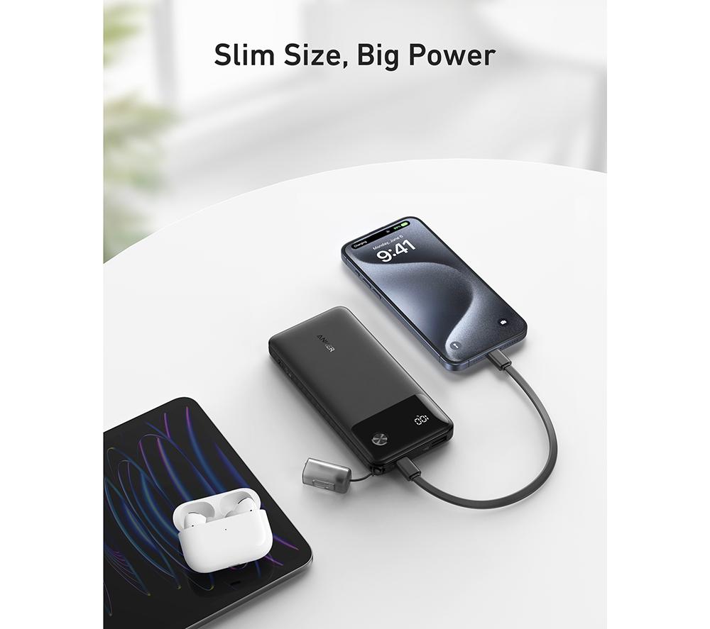 ANKER PowerCore 10000 mAh 22.5 W Portable Power Bank - Black image number 3 of 7