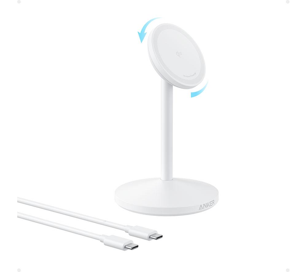 Anker Maggo A25x1h21 Magsafe Wireless Charging Stand, White