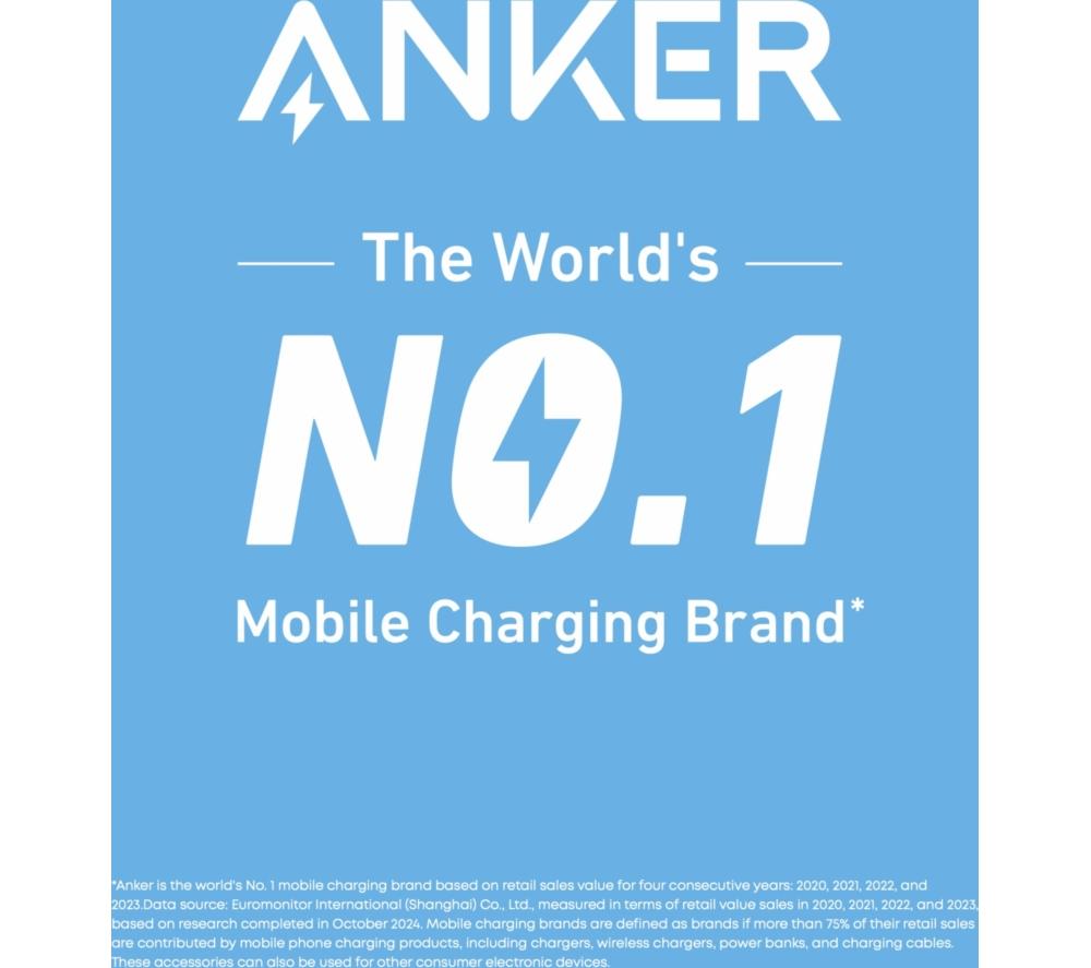 ANKER USB-A to USB Type-C Cable - 0.9 m, Black image number 2 of 5