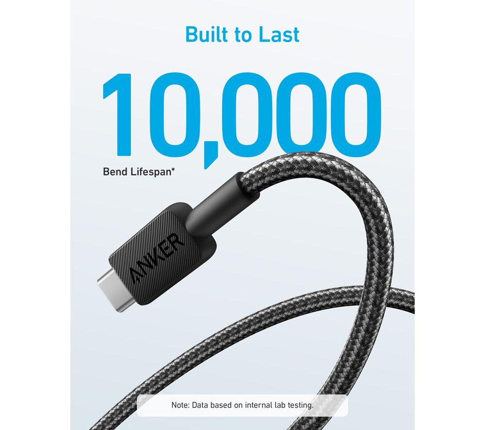 ANKER USB-A to USB Type-C Cable - 0.9 m, Black image number 5 of 5