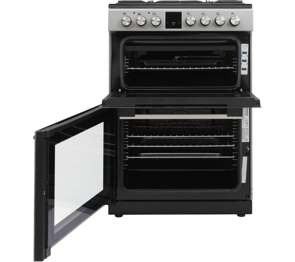 KENWOOD KDGC60S25 60 cm Dual Fuel Cooker - Inox image number 2 of 9