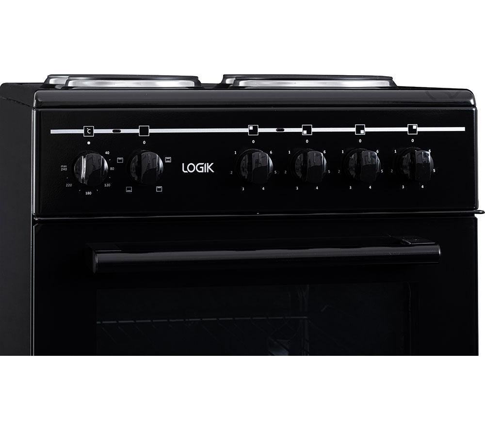 LOGIK LFSE50B25 50 cm Electric Solid Plate Cooker - Black image number 5 of 6