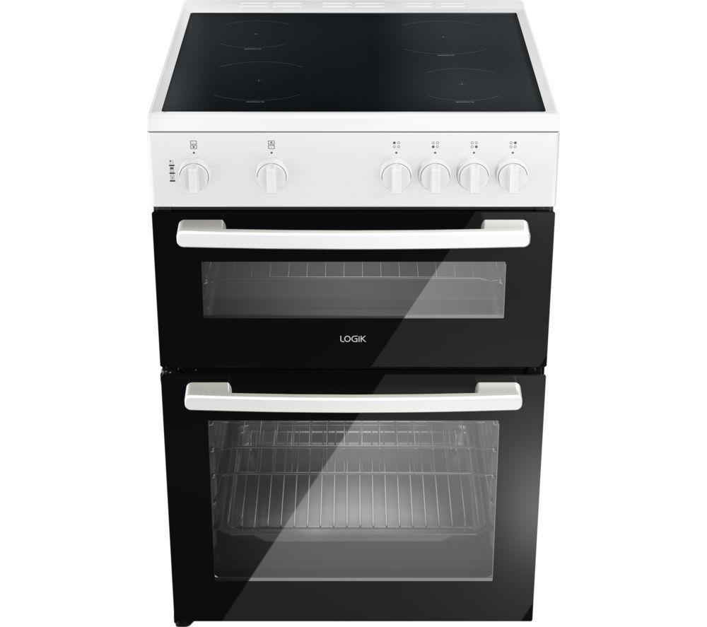 LOGIK LDOC60W25 60 cm Electric Cooker - White image number 2 of 6