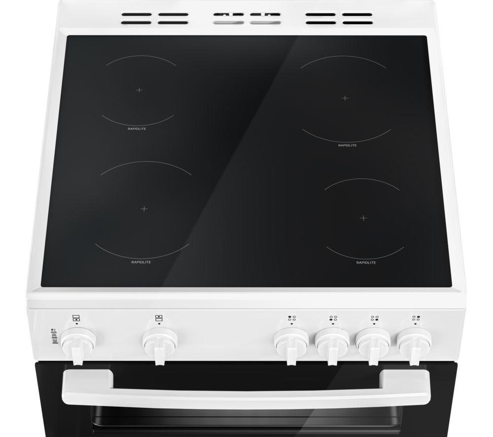 LOGIK LDOC60W25 60 cm Electric Cooker - White image number 5 of 6