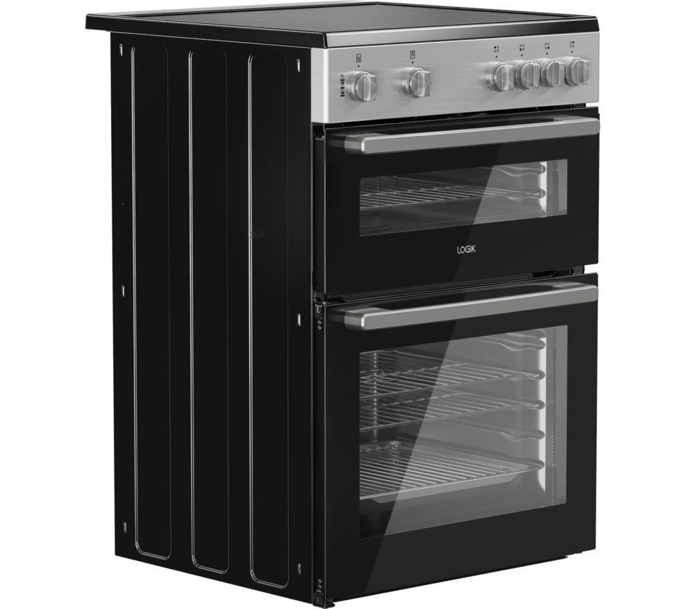 LOGIK LDOC60S25 60 cm Electric Cooker - Silver image number 2 of 6