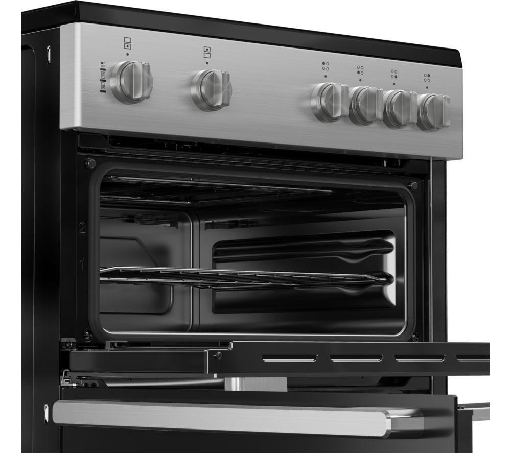 LOGIK LDOC60S25 60 cm Electric Cooker - Silver image number 4 of 6